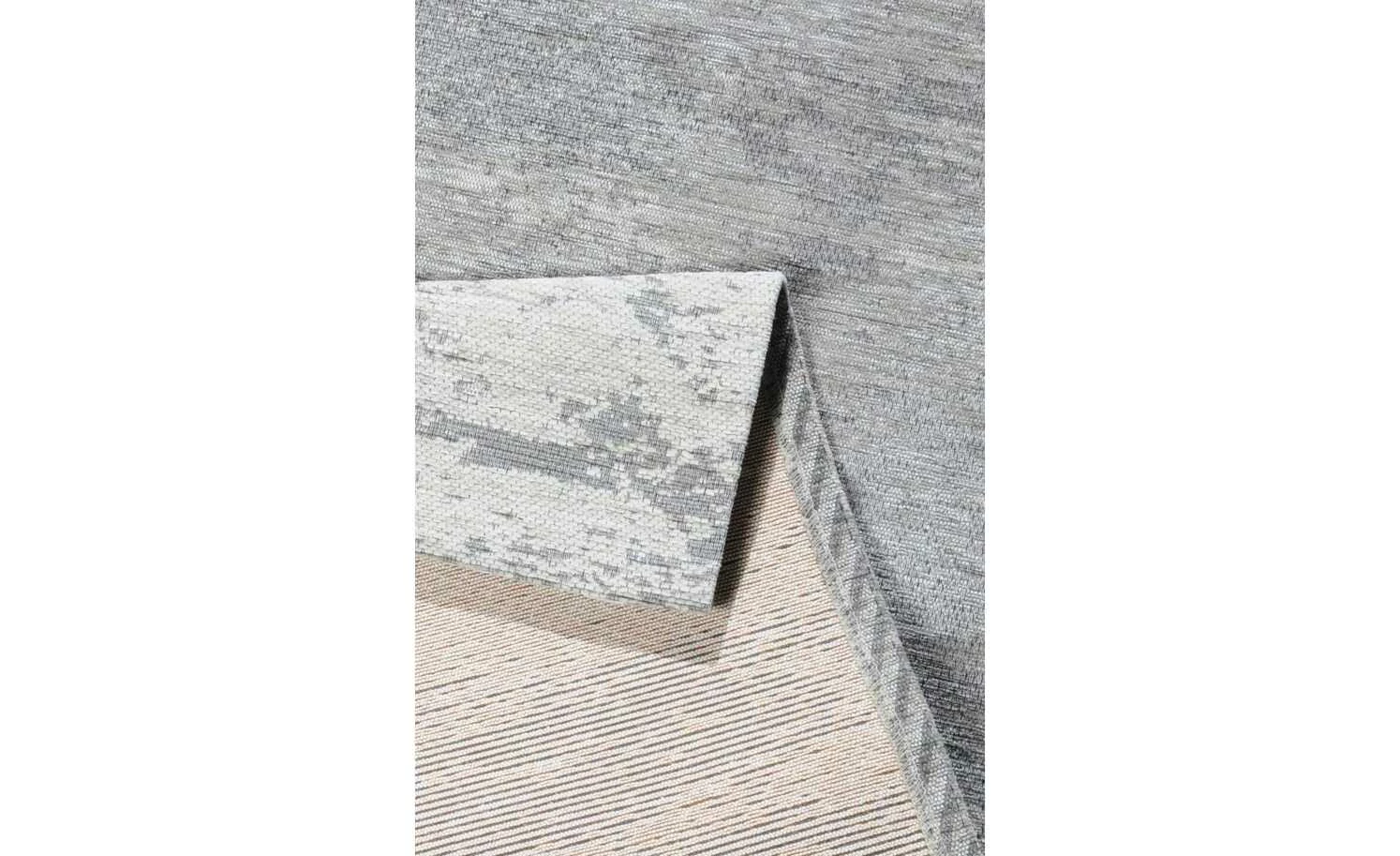 THEKO Teppich | Silber 150|cm 80|cm 80x150 cm – Bild 3