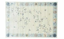 Gino Falcone Teppich | Hellblau 170|cm 120|cm 120x170 cm