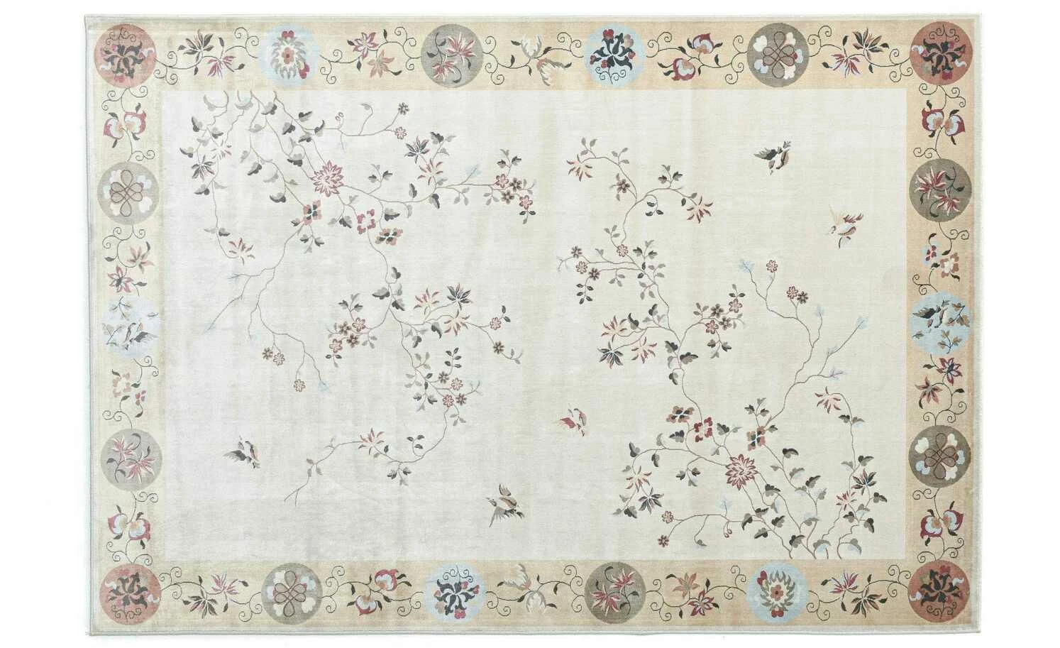 Gino Falcone Teppich | Beige 340|cm 240|cm 240x340 cm