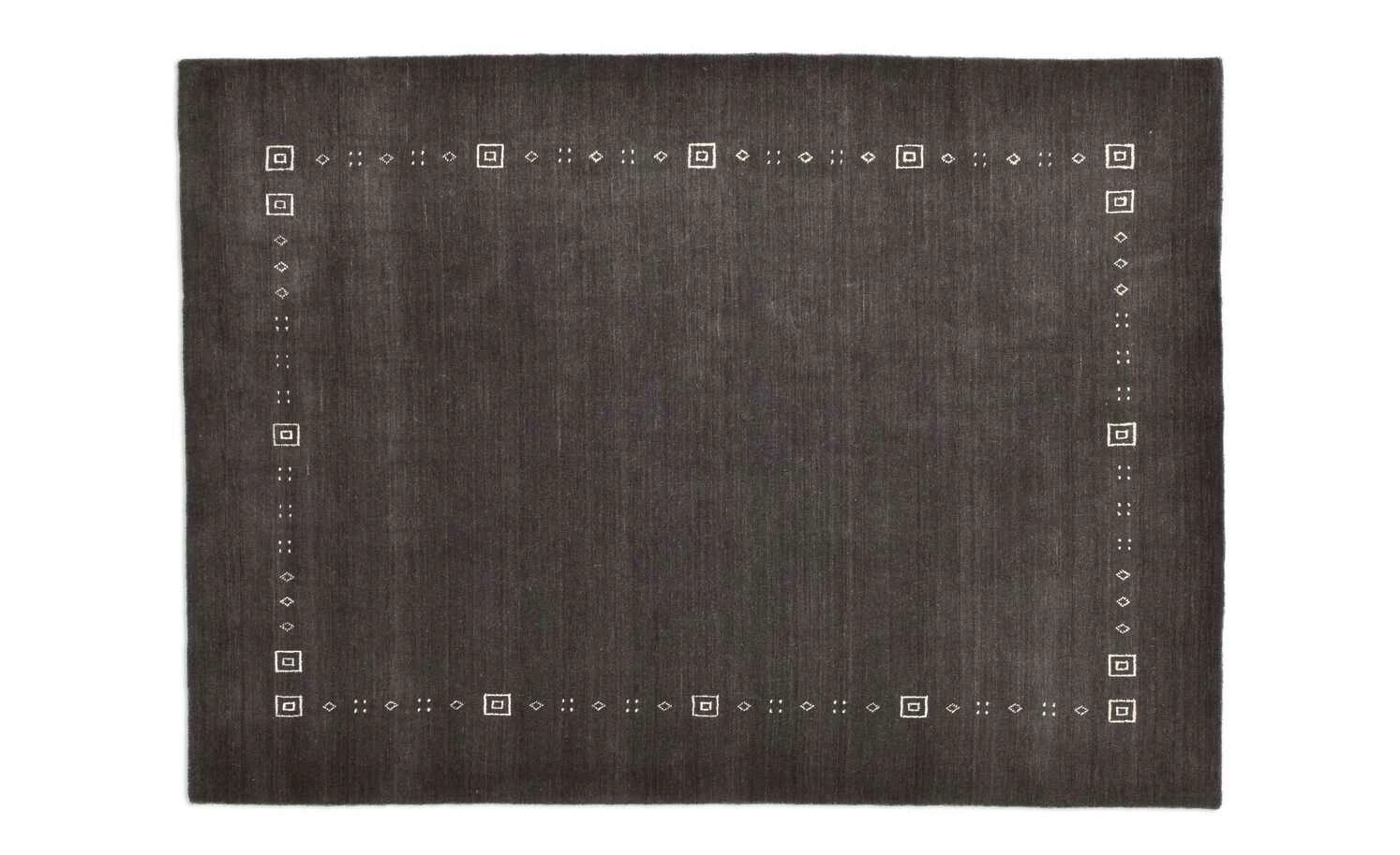 THEKO Teppich | Anthrazit 160|cm 90|cm 90x160 cm