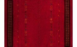 THEKO Teppich | 1|cm Rot 200|cm 140|cm 140x200 cm