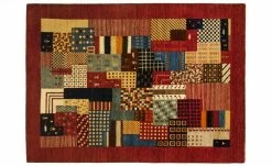 THEKO Teppich | Rot 250|cm 200|cm 200x250 cm