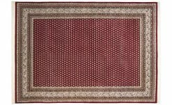 THEKO Teppich | Rot/ Cream 350|cm 250|cm 250x350 cm