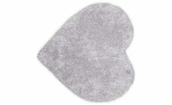 Tom Tailor Teppich | 4|cm 100|cm Grau 100x100 cm Herz