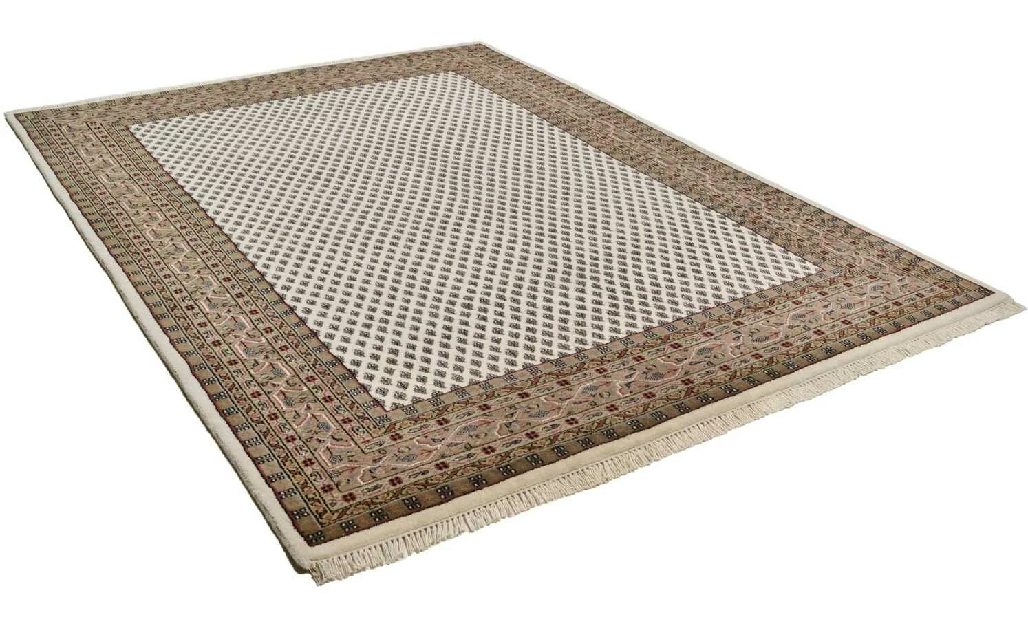 THEKO Teppich | 1|cm Cream/ Braun 60|cm 40|cm 40x60 cm – Bild 5