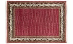 THEKO Teppich | 1|cm Rot/ Cream 90|cm 60|cm 60x90 cm