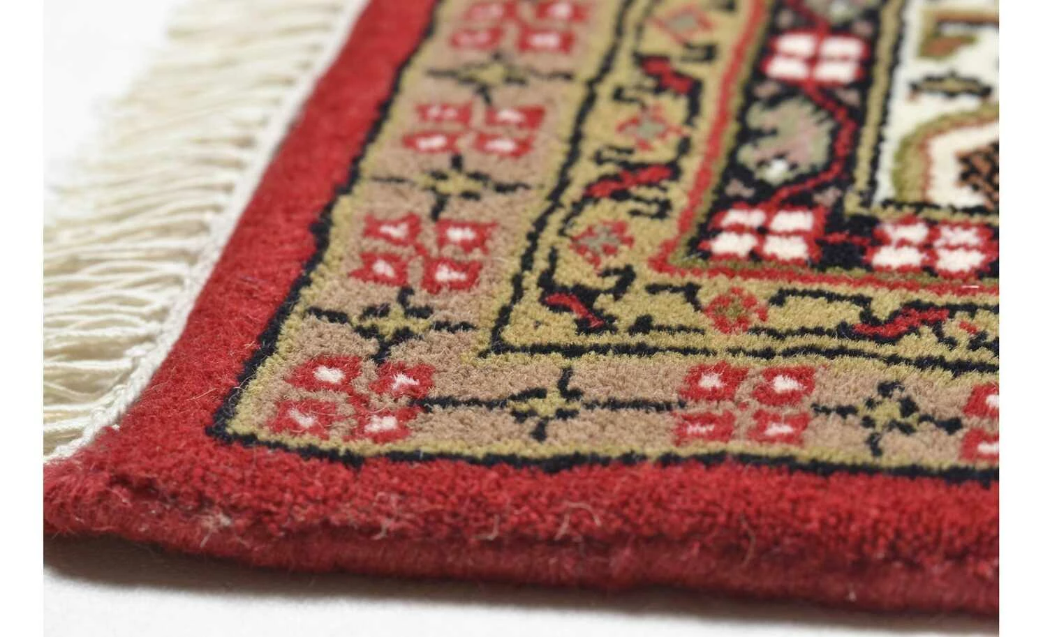 THEKO Teppich | 1|cm Rot/ Cream 90|cm 60|cm 60x90 cm – Bild 2