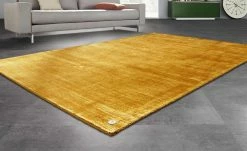 Tom Tailor Kurzflorteppich Shine | Gold 190x290 cm