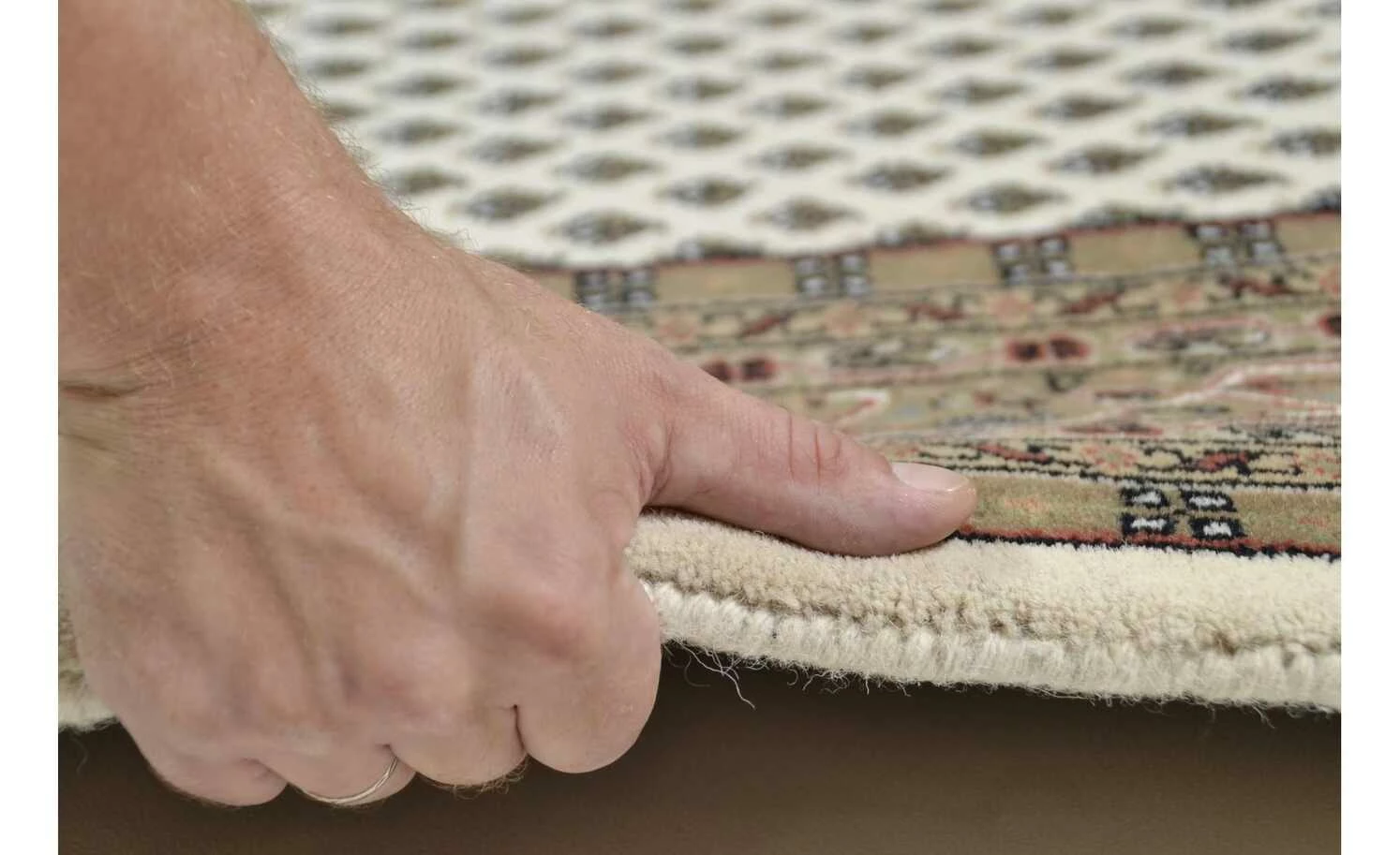 Theko Teppich | 1|cm Cream/ Braun 300|cm 200|cm 200x300 cm – Bild 5