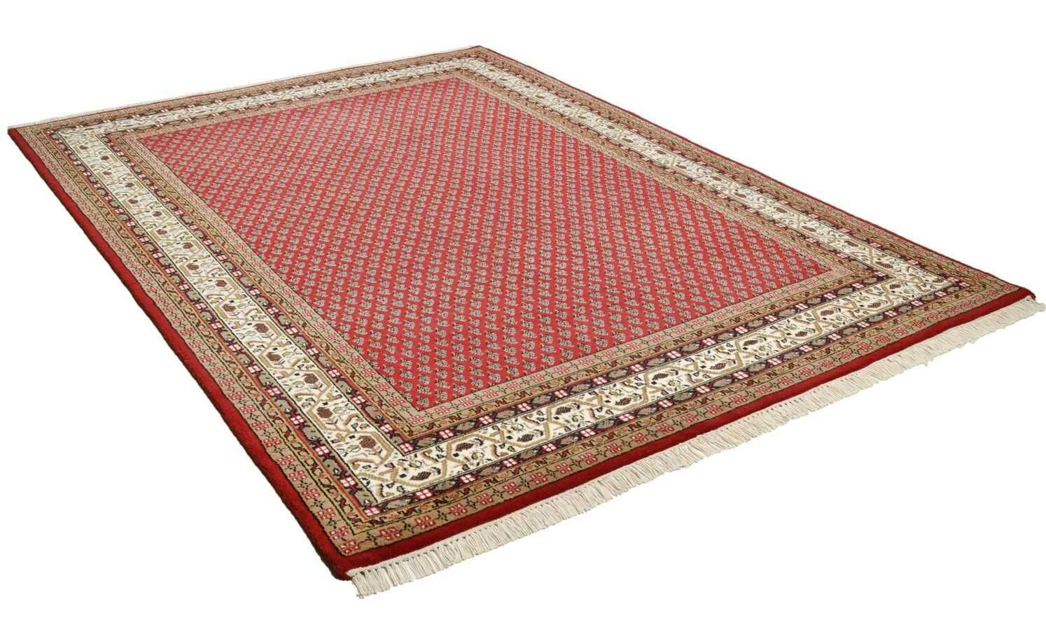 Theko Teppich | 1|cm Rot/ Cream 160|cm 90|cm 90x160 cm – Bild 5