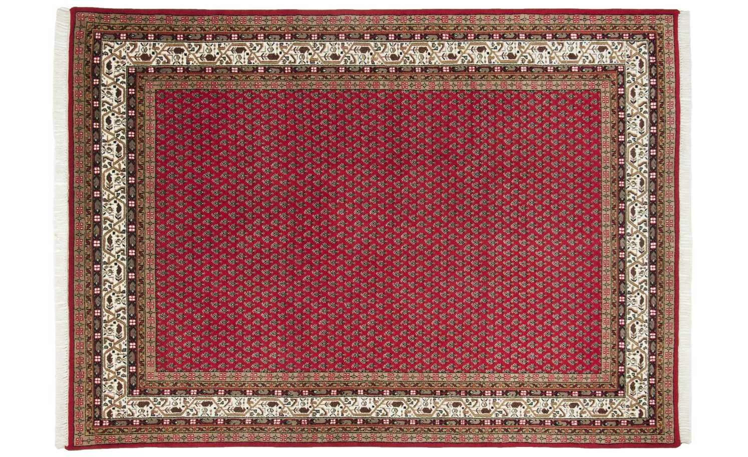 Theko Teppich | 1|cm Rot/ Cream 160|cm 90|cm 90x160 cm – Bild 2