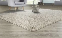 Handgewebter Naturteppich Ruhpolding | Creme 160x230 cm