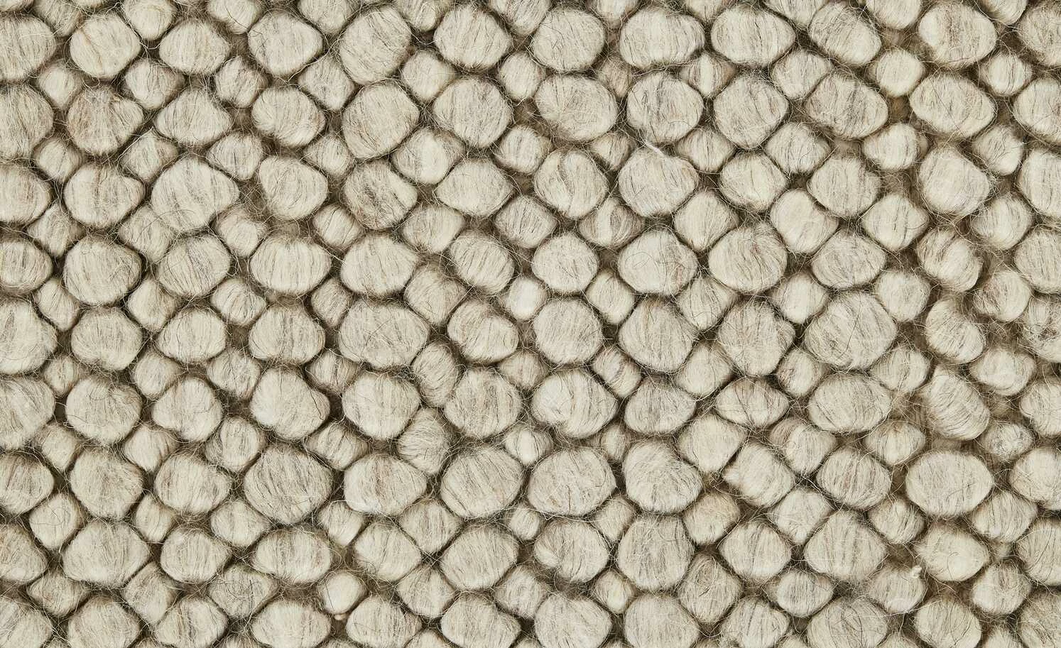 Handgewebter Naturteppich Ruhpolding | Creme 200x290 cm – Bild 3