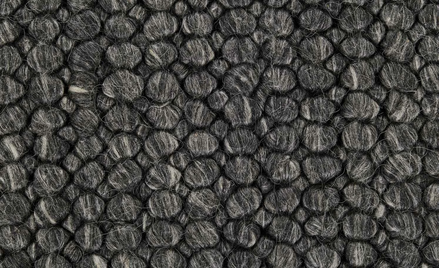 Handgewebter Naturteppich Ruhpolding | Dunkelgrau 160x230 cm – Bild 3