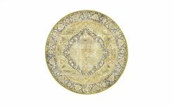 Tom Tailor Teppich | Grün 0,5|cm 100|cm 100|cm Ø 100 cm