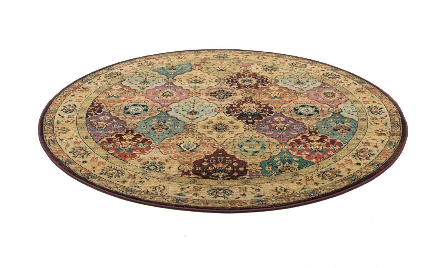 THEKO Teppich | Rot 120|cm 120|cm Ø 120 cm Rund – Bild 3