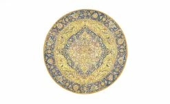 Tom Tailor Teppich | Gold 0,5|cm 100|cm 100|cm Ø 100 cm