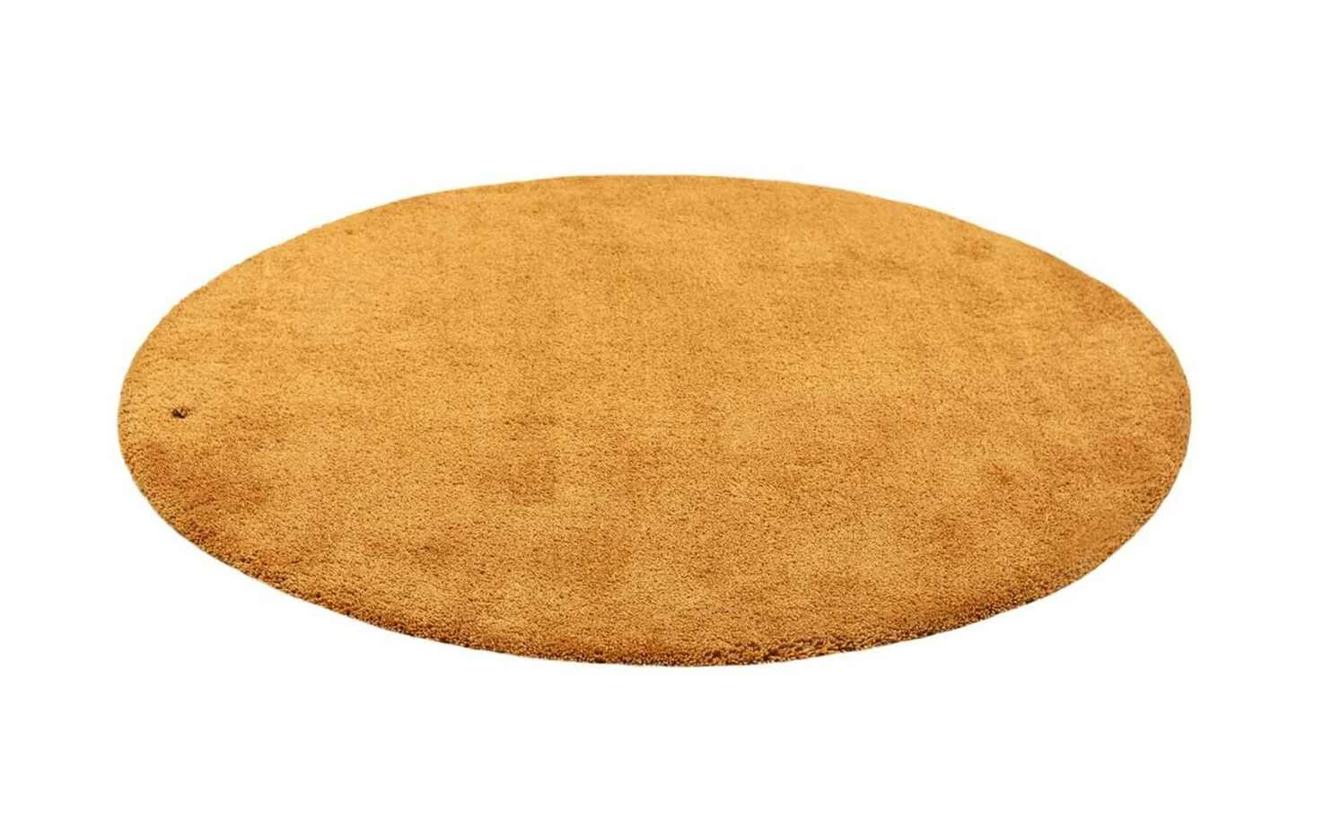 Tom Tailor Teppich | 100|cm 100|cm Ø 100 cm Gold Rund – Bild 6