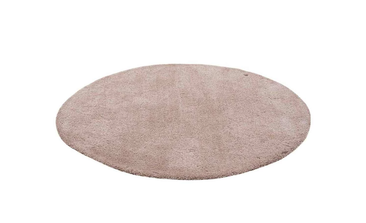 Tom Tailor Teppich | 100|cm 100|cm Ø 100 cm Beige Rund – Bild 4