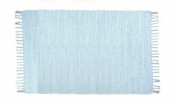 THEKO Teppich | Hellblau 140|cm 70|cm 70x140 cm