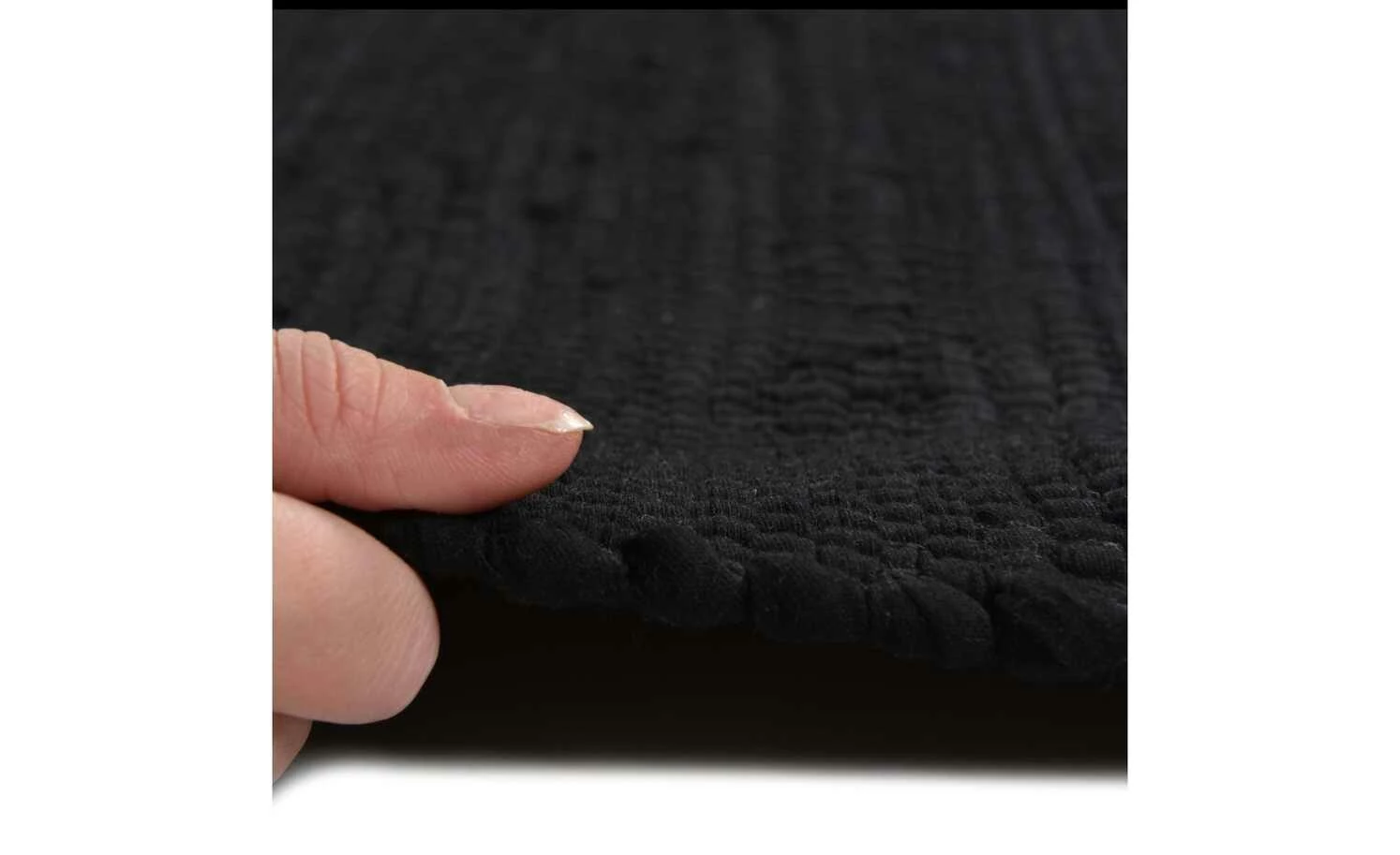 THEKO Teppich | Schwarz 230|cm 160|cm 160x230 cm – Bild 4