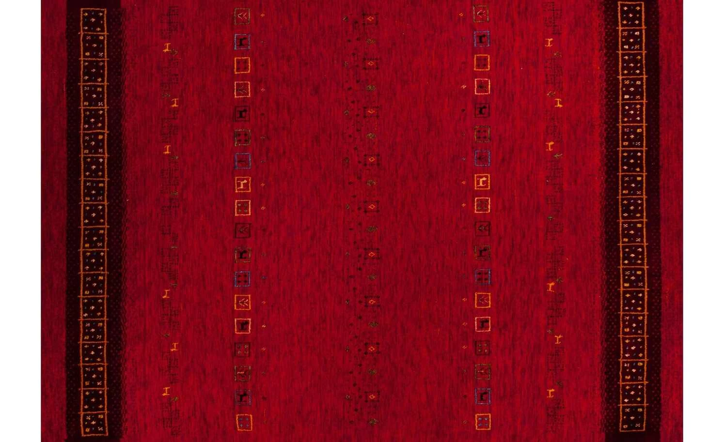 THEKO Teppich | 1|cm Rot 160|cm 90|cm 90x160 cm