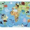 Spielteppich WORLD MAP | 80x120 cm