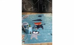 Kinderteppich Tiere im All
