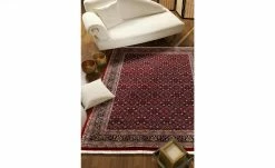 Handgeknüpfter Naturteppich Himla Herati | 120x180 cm Rot / Blau