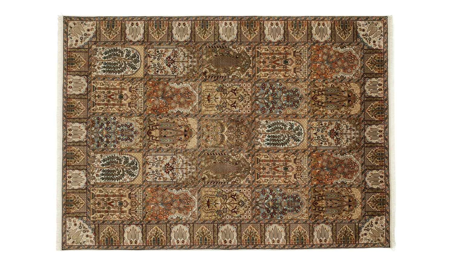 Handgeknüpfter Orientteppich Sonam Bakhtyari | 200x300 cm Creme / Braun – Bild 2