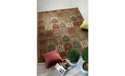 Handgeknüpfter Orientteppich Sonam Bakhtyari | 140x200 cm Rot / Braun