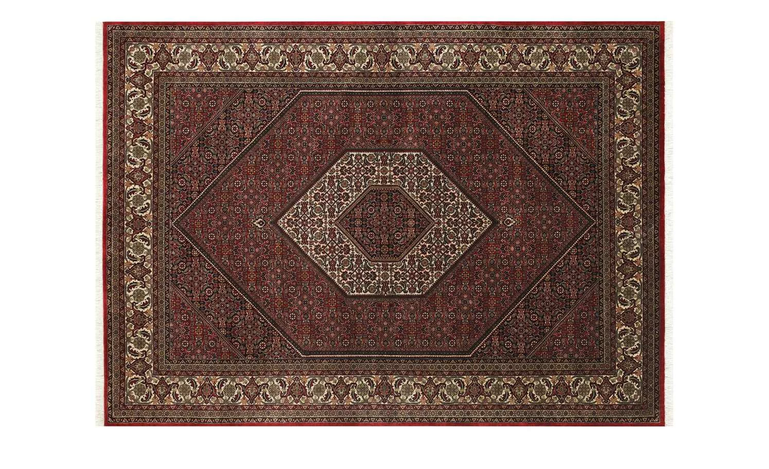 Handgeknüpfter Kurzflorteppich Kamaro Bidjar | 60x90 cm – Bild 3