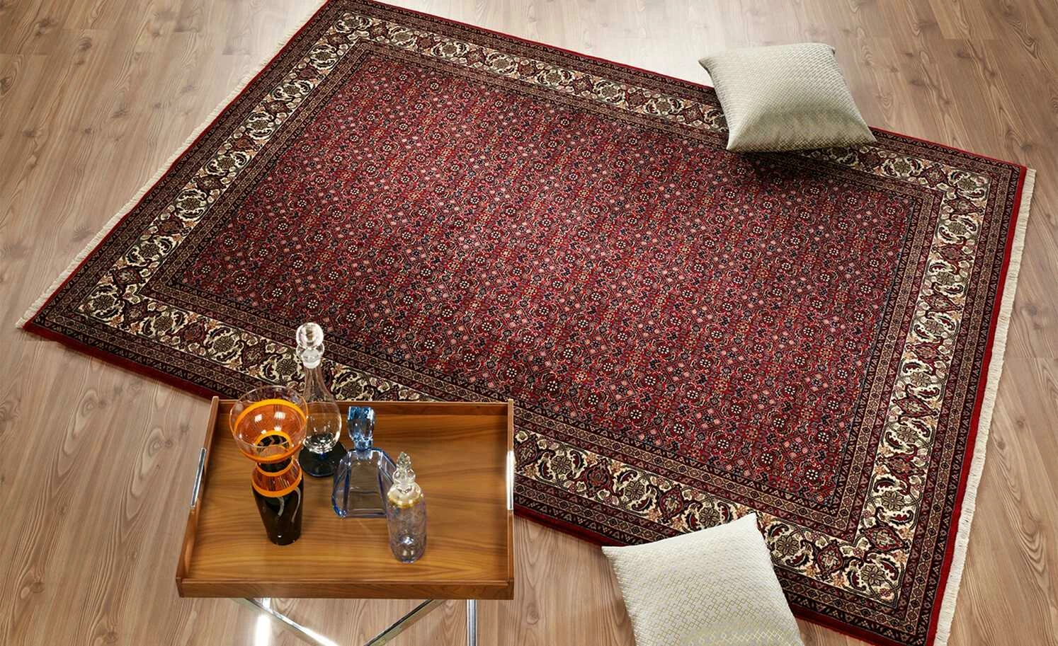 Handgeknüpfter Orientteppich Kamaro Herati | 60x90 cm – Bild 3