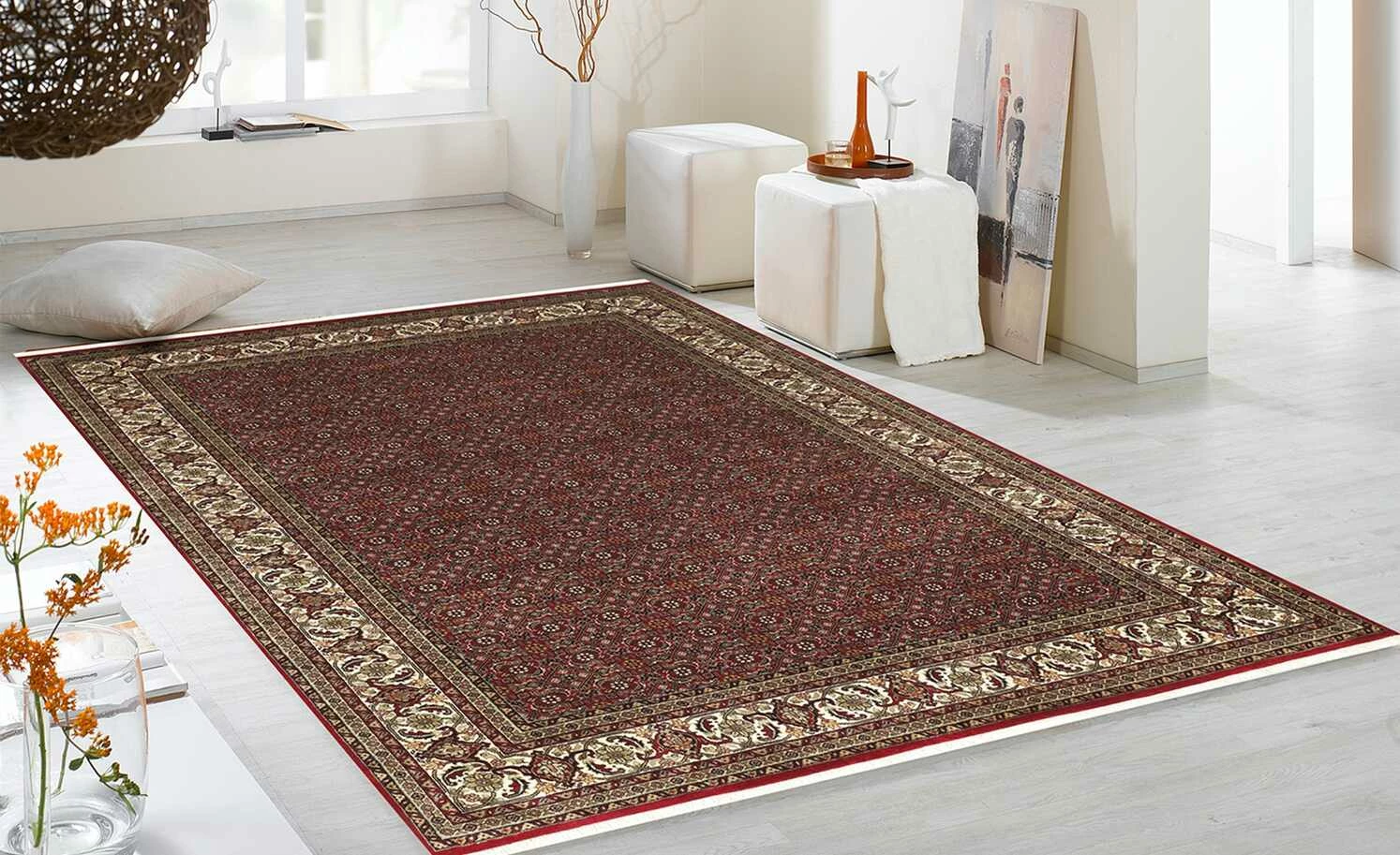 Handgeknüpfter Orientteppich Kamaro Herati | 60x90 cm – Bild 2