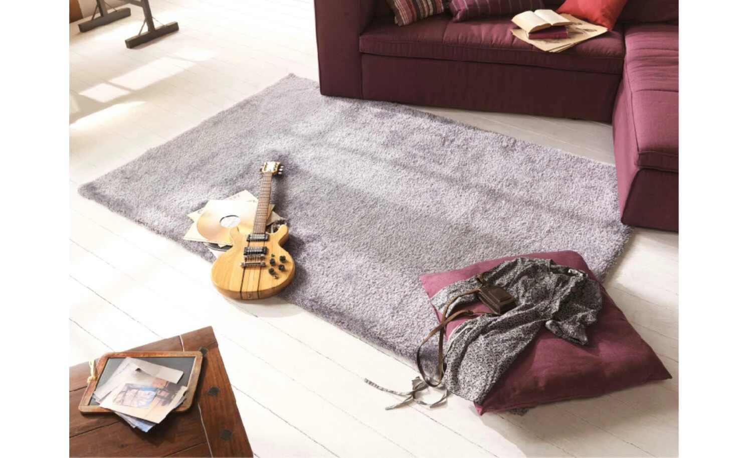 Tom Tailor Teppich | 4|cm 50|cm Grau 50x80 cm rechteckig