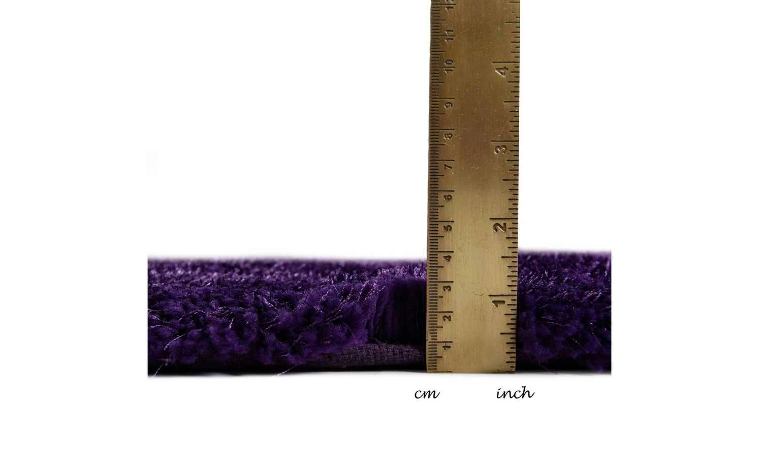 Tom Tailor Hochflor-Teppich Soft uni | Purple 140x200 cm – Bild 3