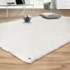 Tom Tailor Hochflor-Teppich Soft uni | Weiß 140x200 cm