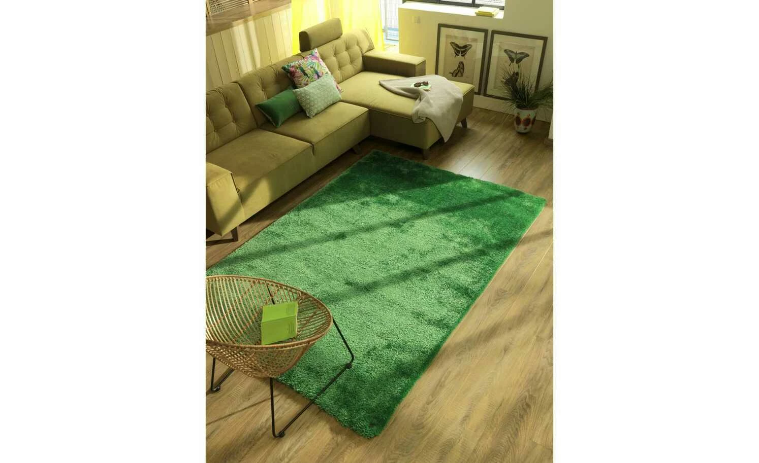 Tom Tailor Teppich | 4|cm 85|cm Grün 85x155 cm rechteckig