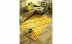 Tom Tailor Handtuft-Teppich Soft uni | Kräftiges Gelb 140x200 cm