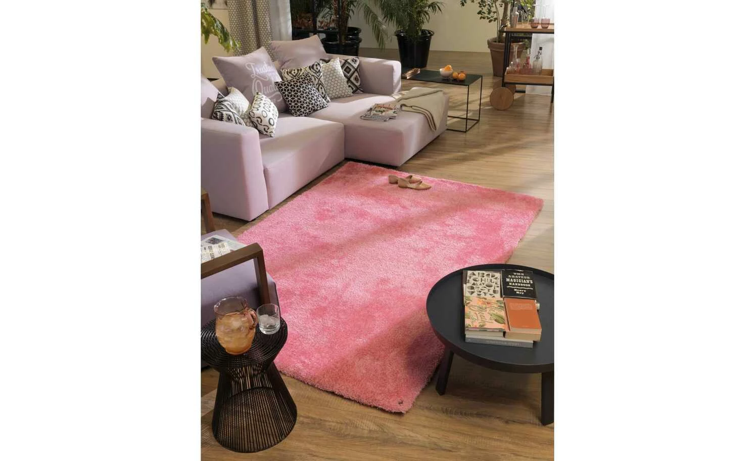 Tom Tailor Teppich | 4|cm 160|cm Rose 160x230 cm rechteckig