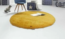 Tom Tailor Hochflorteppich Soft | Kräftiges Gelb